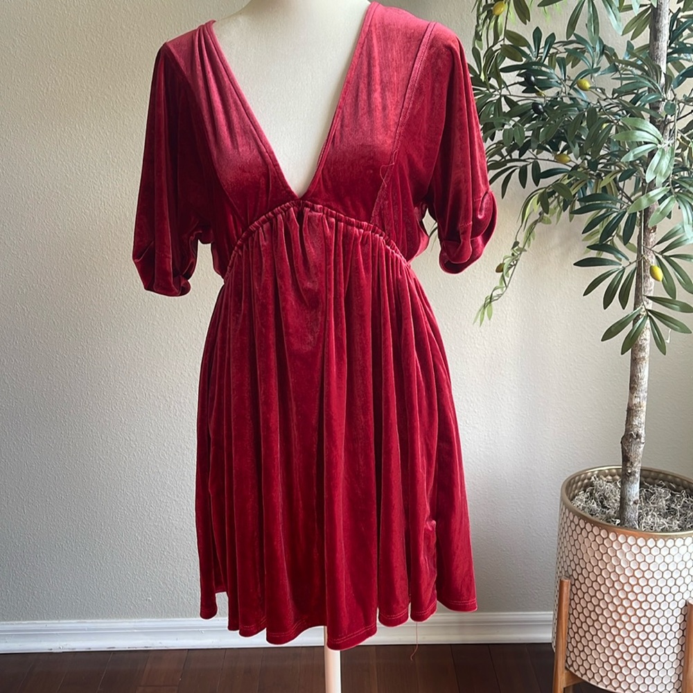Fashion Nova Velvet Mini Dress